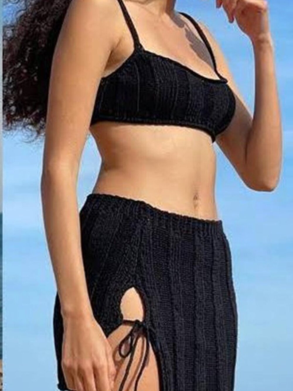 NWOT Paloma Wool Knit Set – Size Small (Black)